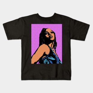 Chloe x Halle Chloe Bailey style pop art Kids T-Shirt